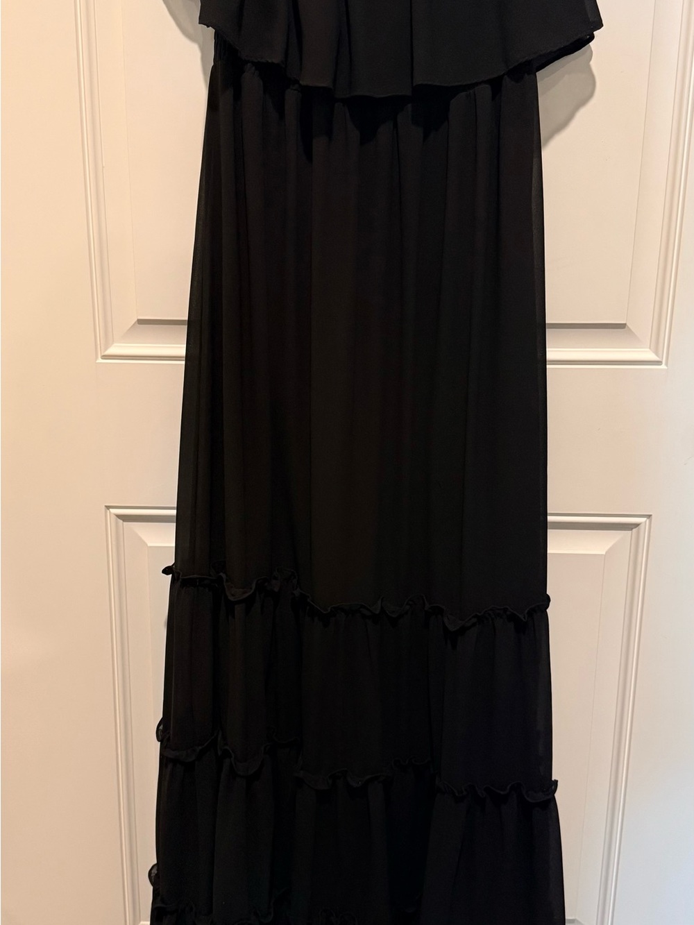 She + Sky Black Maxi Dress Size Small